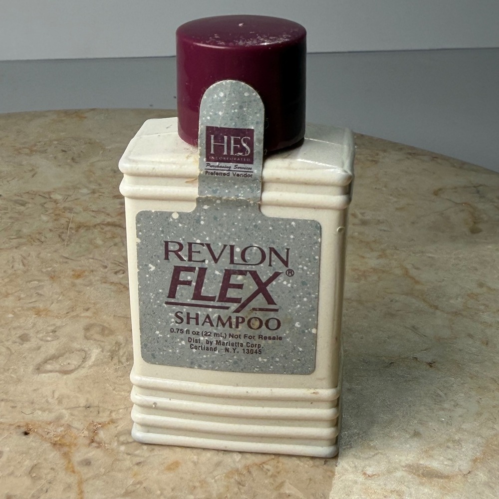 Revlon Flex Shampoo 0.75 fl oz 2.22ml Vintage NOS Mini Travel Prop